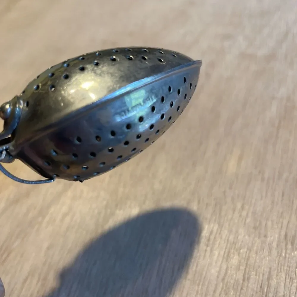 Hinged Tea Infuser Strainer Spoon for Loose Tea Made in England